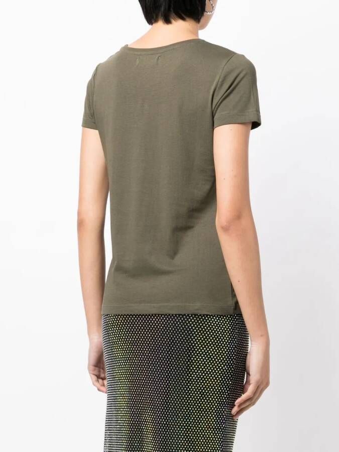 Madison.Maison T-shirt met kapmouwen Groen