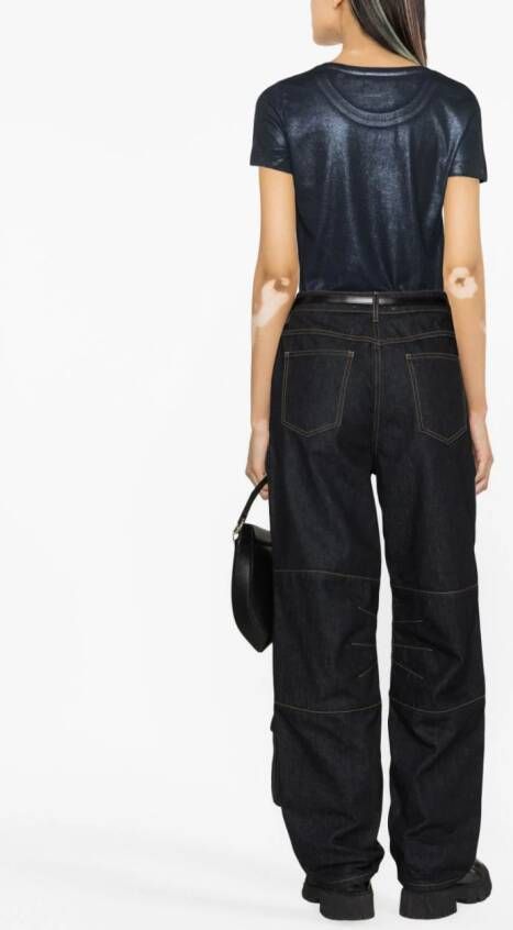 Madison.Maison T-shirt met korte mouwen Blauw