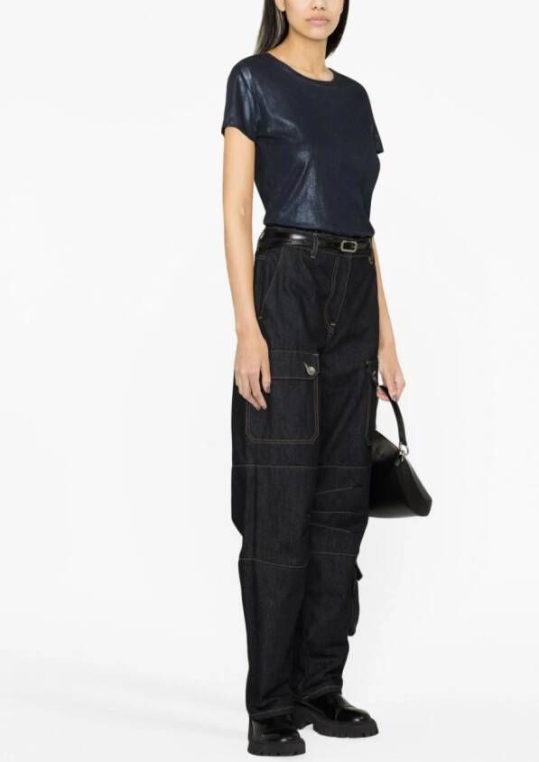 Madison.Maison T-shirt met korte mouwen Blauw
