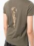 Madison.Maison T-shirt met logoprint Groen - Thumbnail 5