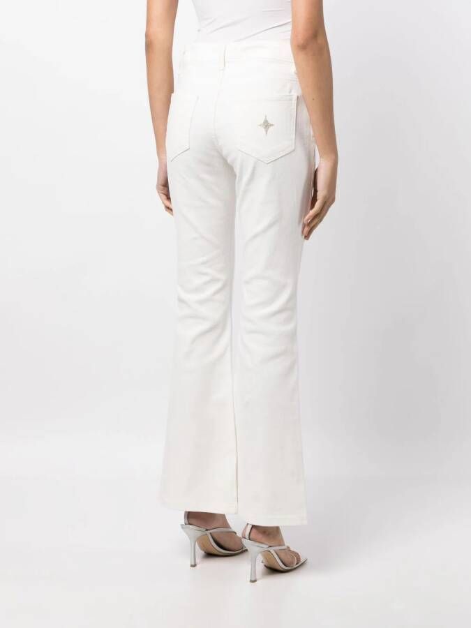 Madison.Maison Flared jeans Wit