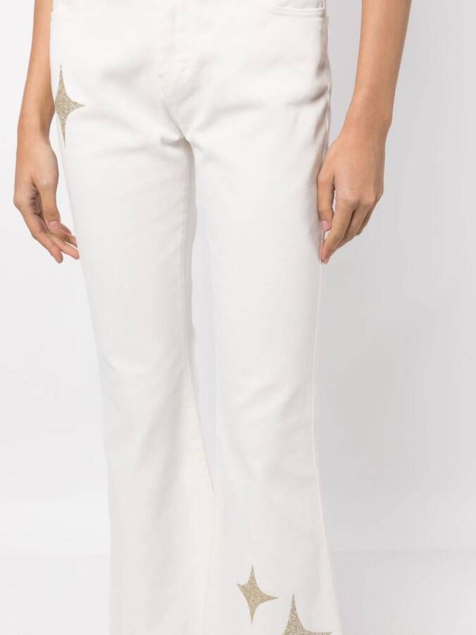 Madison.Maison Flared jeans Wit