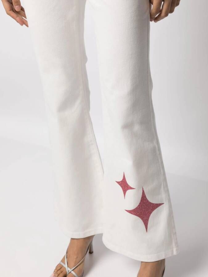 Madison.Maison Flared jeans Wit