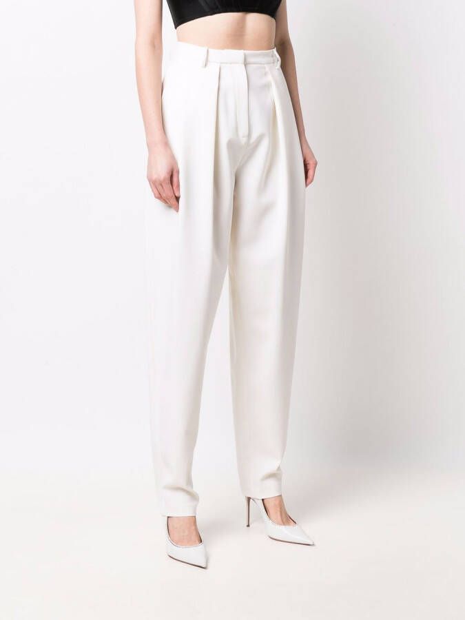 Magda Butrym Broek met toelopende pijpen Beige