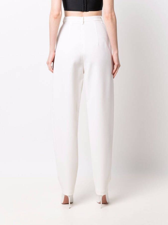 Magda Butrym Broek met toelopende pijpen Beige
