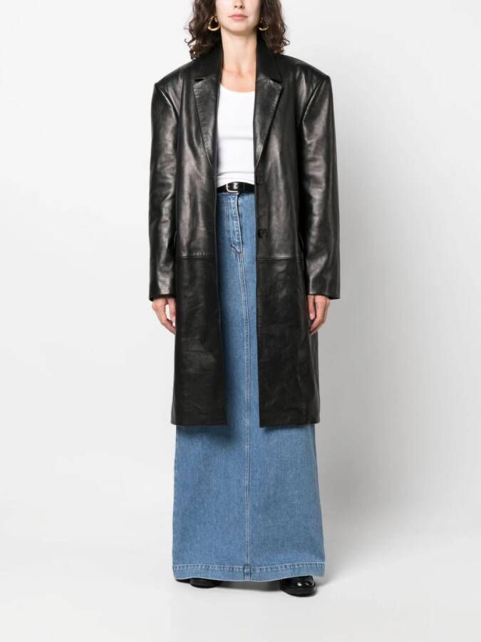 Magda Butrym Denim maxi-rok Blauw