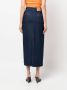 Magda Butrym Denim midi-rok Blauw - Thumbnail 4