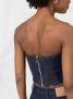 Magda Butrym Denim korset Blauw - Thumbnail 3