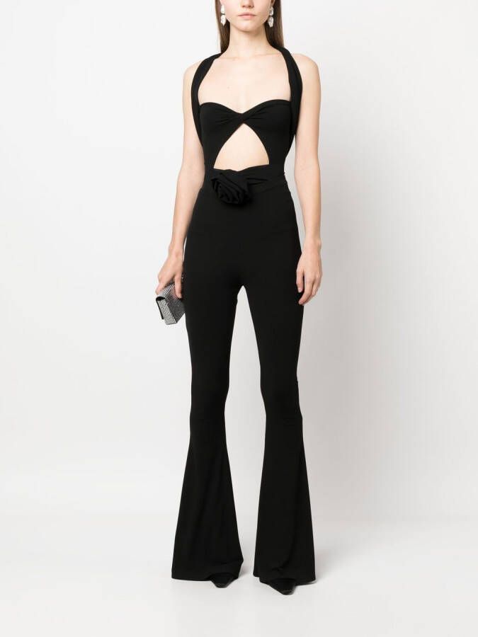 Magda Butrym Flared broek Zwart