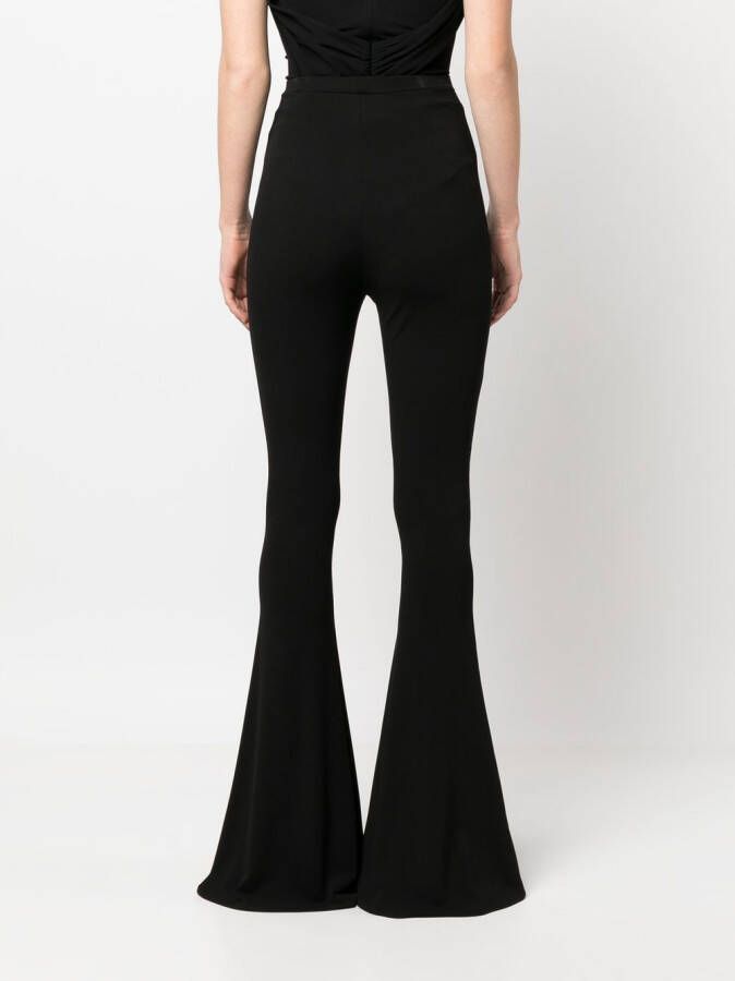 Magda Butrym Flared broek Zwart