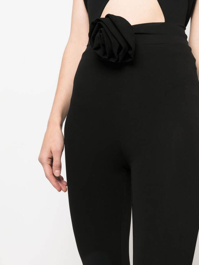 Magda Butrym Flared broek Zwart