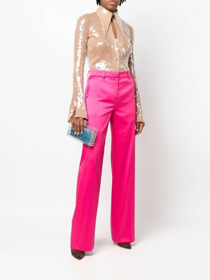 Magda Butrym Flared pantalon Roze