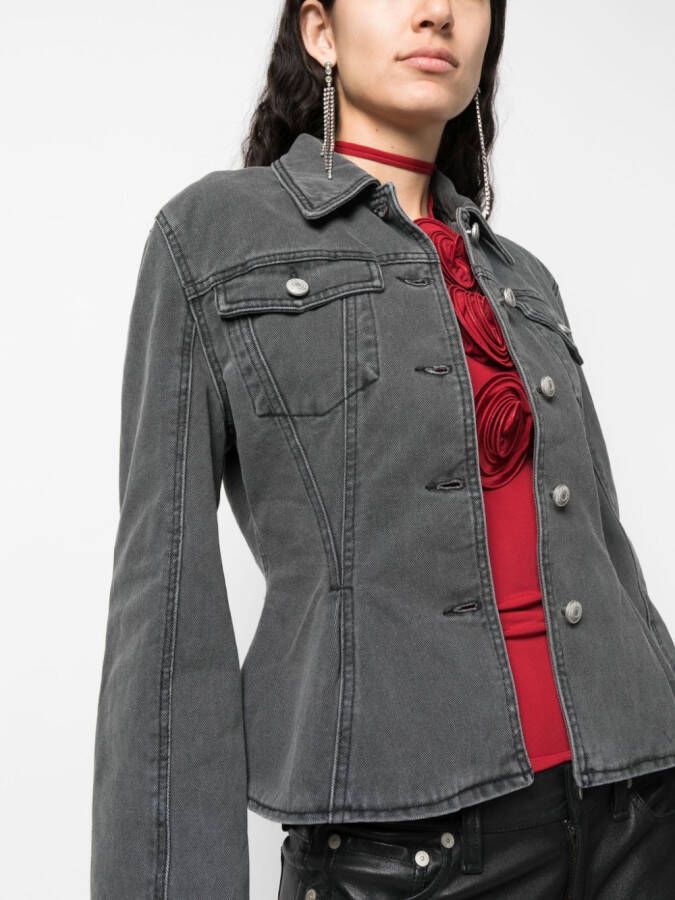 Magda Butrym Denim jack Grijs