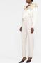Magda Butrym Gedrapeerde blouse Beige - Thumbnail 3