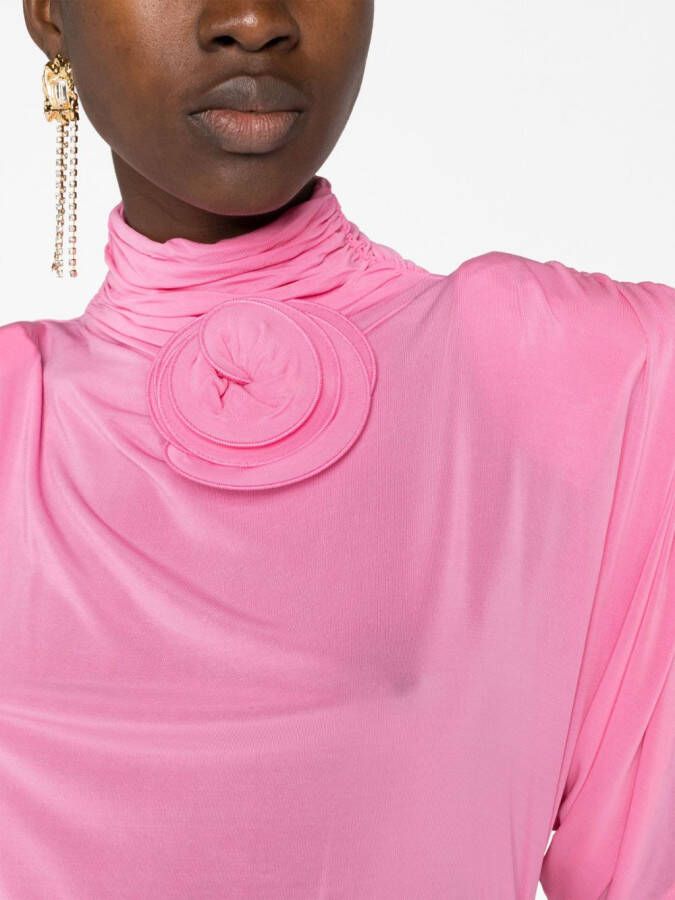 Magda Butrym Gedrapeerde midi-jurk Roze