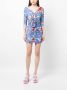 Magda Butrym Jurk met bloemenpatch Paars - Thumbnail 2