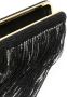 Magda Butrym Lelia clutch met franje Zwart - Thumbnail 5