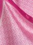 Magda Butrym Sjaal met monogramprint Roze - Thumbnail 2