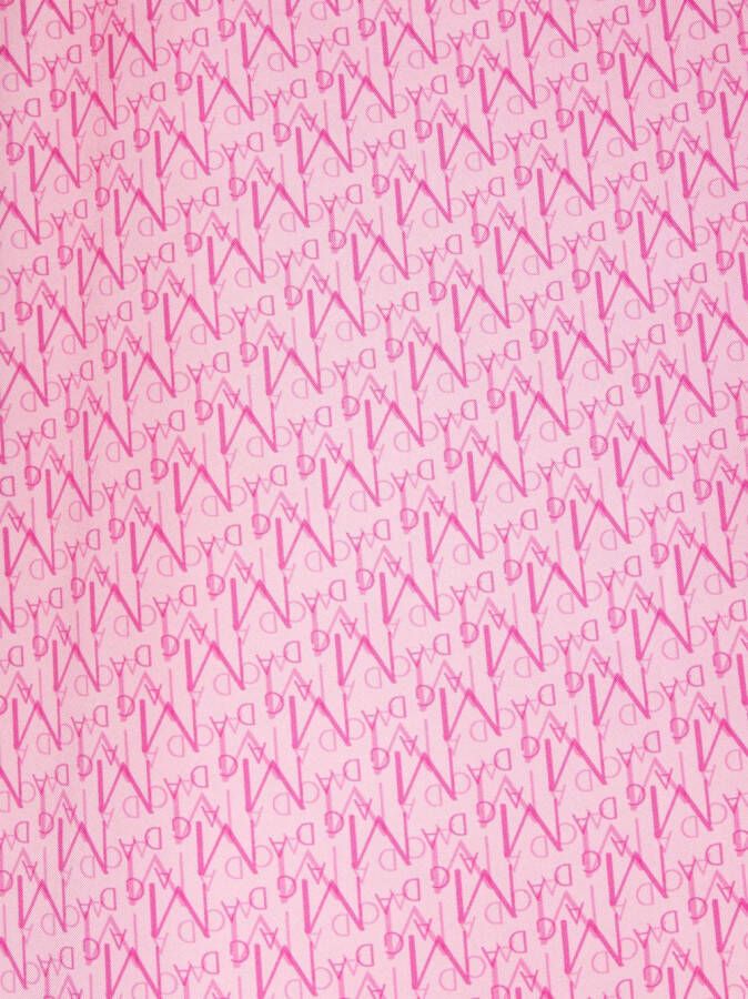 Magda Butrym Sjaal met monogramprint Roze
