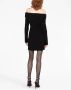 Magda Butrym Off-shoulder jurk Zwart - Thumbnail 2