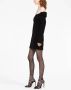 Magda Butrym Off-shoulder jurk Zwart - Thumbnail 4