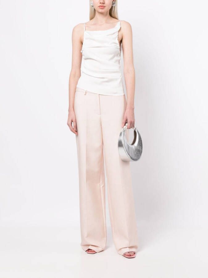 Magda Butrym Pantalon met wijde pijpen Roze