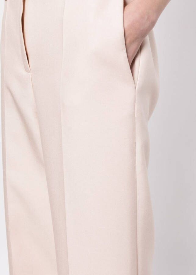 Magda Butrym Pantalon met wijde pijpen Roze