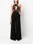 Magda Butrym Playsuit met bloemenprint Zwart - Thumbnail 2