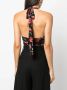 Magda Butrym Playsuit met bloemenprint Zwart - Thumbnail 4