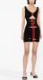 Magda Butrym Mini-jurk met roos applicatie Zwart - Thumbnail 3