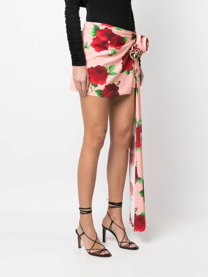 Magda Butrym Gedrapeerde mini-rok Roze