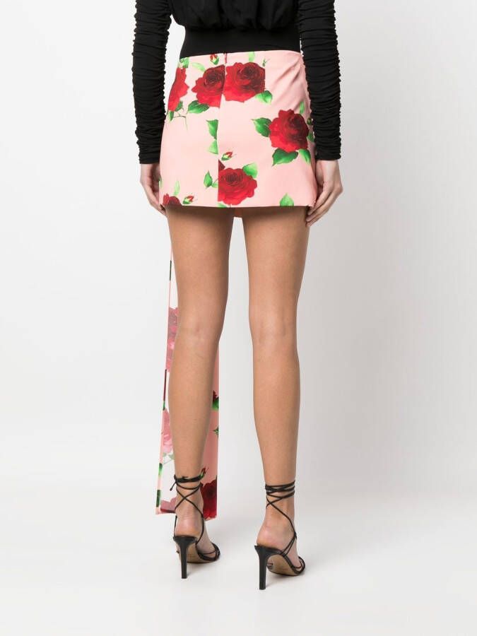 Magda Butrym Gedrapeerde mini-rok Roze