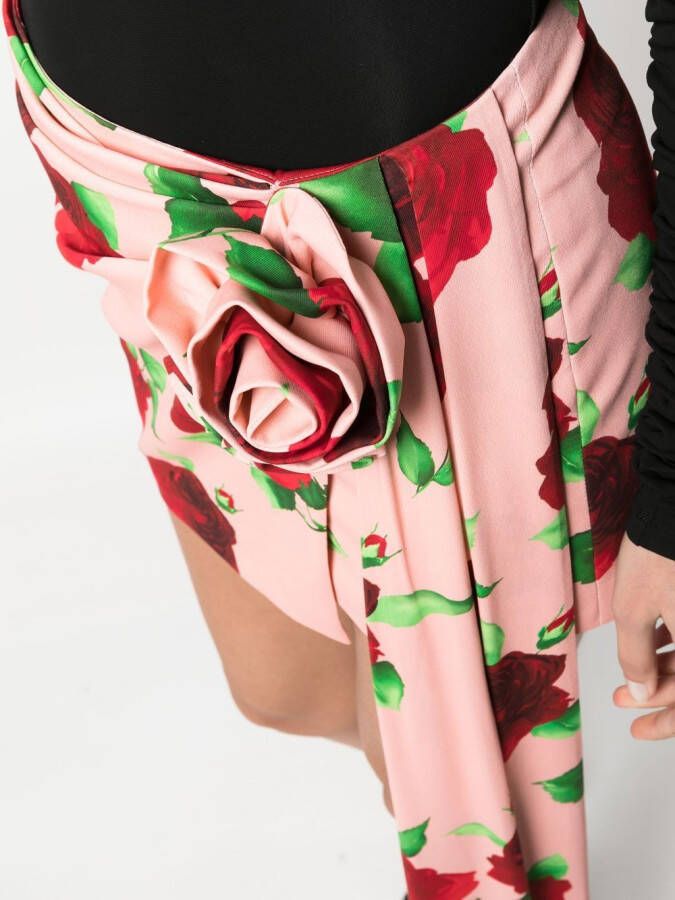 Magda Butrym Gedrapeerde mini-rok Roze