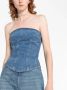 Magda Butrym Strapless korset Blauw - Thumbnail 5