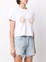Magda Butrym T-shirt met gehaakt detail Wit - Thumbnail 3
