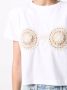 Magda Butrym T-shirt met gehaakt detail Wit - Thumbnail 5
