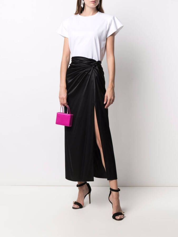 Magda Butrym T-shirt met schoudervullingen Wit
