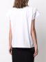 Magda Butrym T-shirt met schoudervullingen Wit - Thumbnail 4