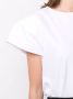 Magda Butrym T-shirt met schoudervullingen Wit - Thumbnail 5