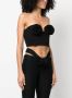 Magda Butrym Top met bloemenpatch Zwart - Thumbnail 3