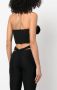 Magda Butrym Top met bloemenpatch Zwart - Thumbnail 4