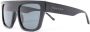 Magda Butrym Vintage wayfarer zonnebril Zwart - Thumbnail 2