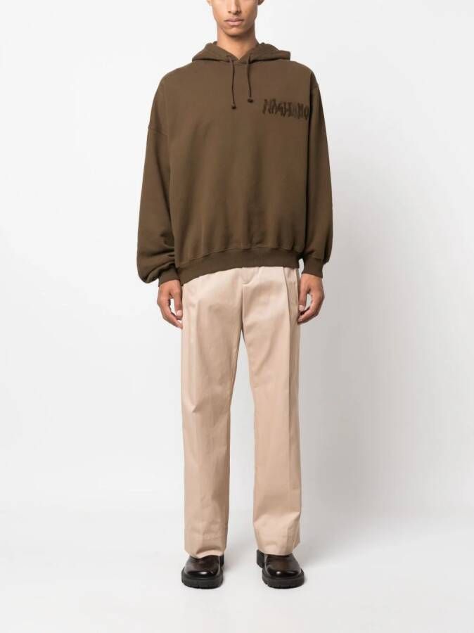 Magliano Hoodie met geborduurd logo Groen