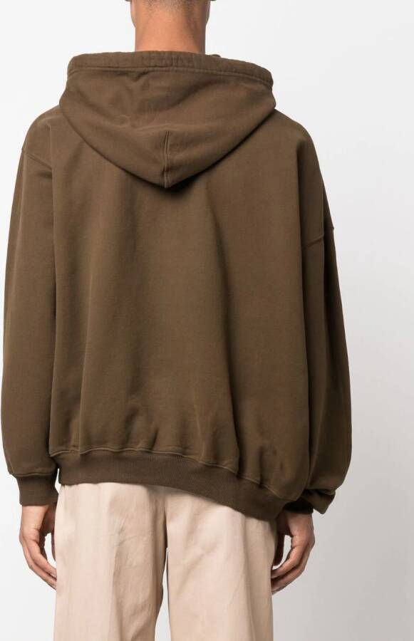 Magliano Hoodie met geborduurd logo Groen