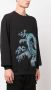 Maharishi Sweater met print Zwart - Thumbnail 3