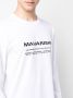 Maharishi T-shirt met logoprint Wit - Thumbnail 5