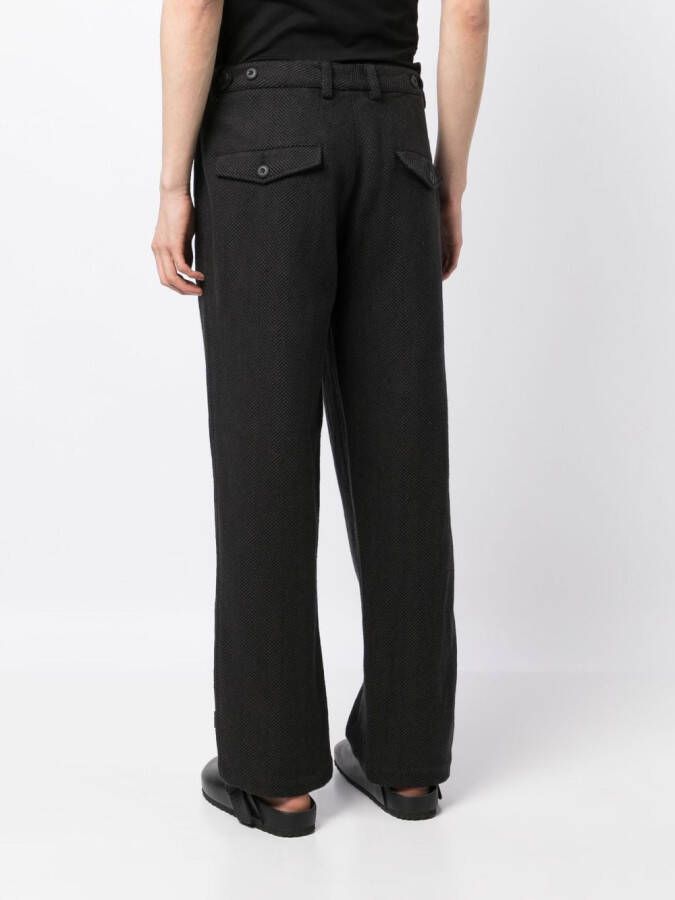 Maharishi Broek met textuur Zwart