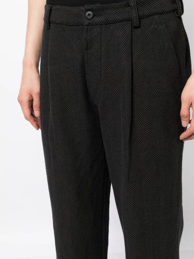 Maharishi Broek met textuur Zwart