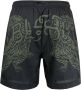 Maharishi Zwembroek met print Zwart - Thumbnail 2