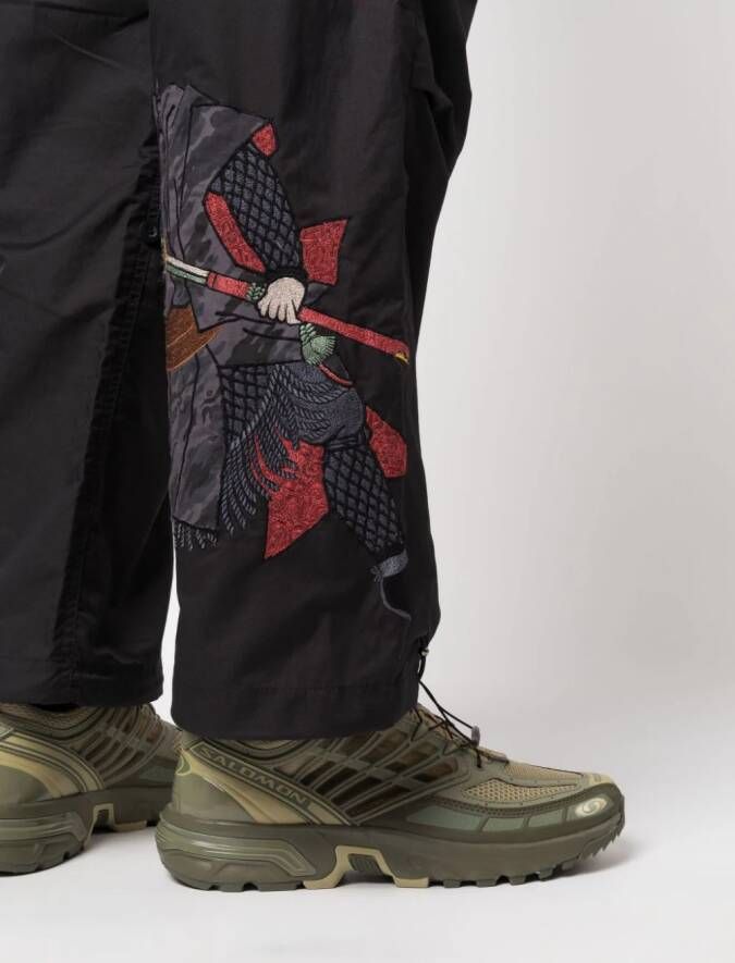 Maharishi Ruimvallende broek Zwart